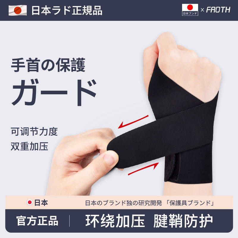 【日本品牌】运动护腕扭伤防护