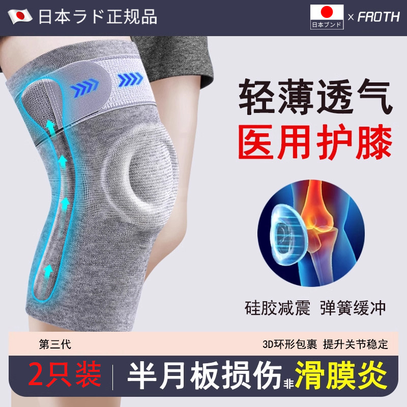 医用护膝盖半月板损伤男运动女膝盖滑膜炎专用运动保暖跑步保护套