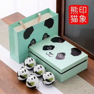 速发中国特色礼物送老外国外客户中国风伴手礼熊猫元素成都文创纪