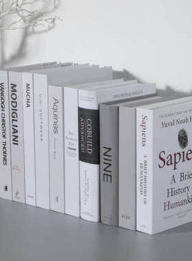 速发假书装饰书书摆饰装件简约风装书柜书房格饰品道具书