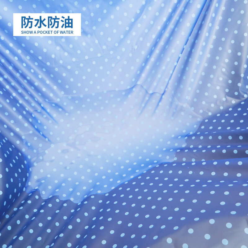现货速发56PC防水围裙大人家用厨房防油pvc透明塑料胶围腰男女水