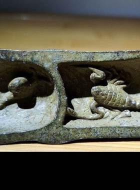 速发处理农村收来的物器一鸣惊镇人纸摆件旧货紫铜老铜件出土摆件