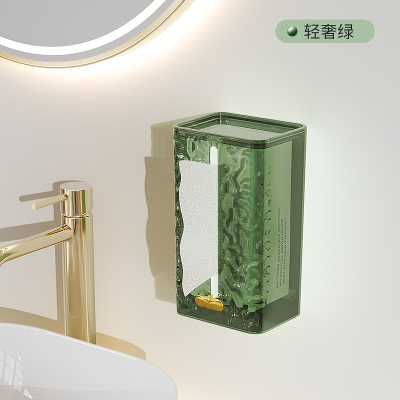 速发冰川纹纸巾盒壁纸式抽挂盒家用厨房洗巾纸盒子轻奢风餐脸巾收
