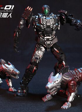 VT01禁闭变形玩具电影版修正KO版合金UT禁闭MP比例带双狗男孩模型