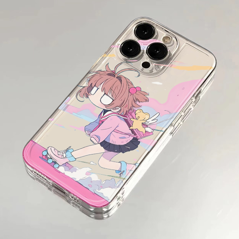 卡通可爱百变小樱手机壳苹果13华为mate60摩卡少女iPhone15Promax小米14新款vivo动漫OPPO小樱12女款40二次元