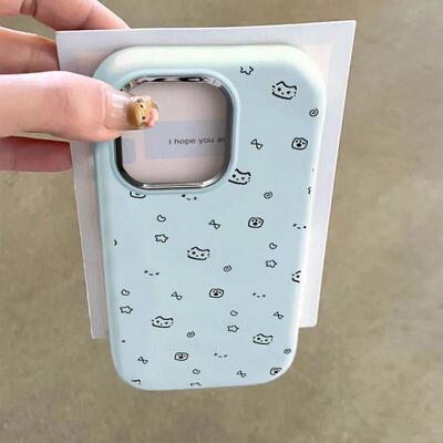 全机型猫爪星星猫高级肤感金属框