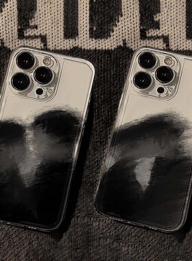 简约高级艺术亲吻适用苹果13手机壳iphone14/15红米k30华为p40软壳nova8荣耀50女潮vivox70oppoa72小米保护套