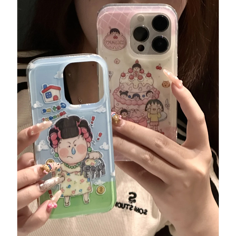 苹果硅胶软壳搞怪可爱卡通包租婆