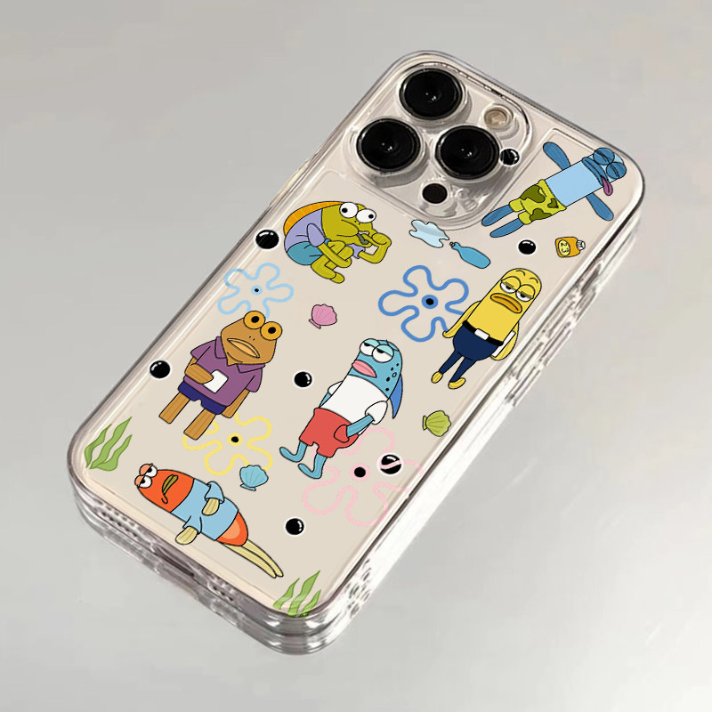 比奇堡居民适用苹果16手机壳iphone15promax套14131211华为nova14荣耀新款oppo一加13t小米iqoo红米vivos30