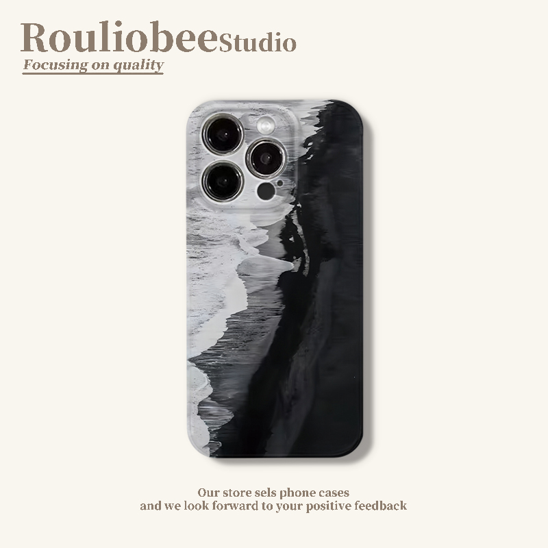 全机型海浪小众高级感菲林手机壳