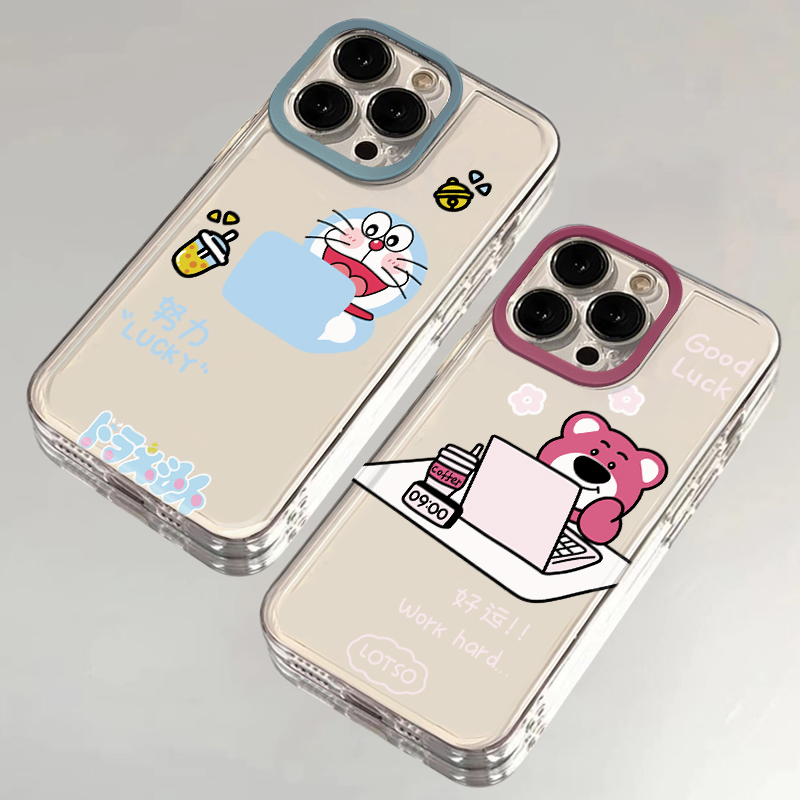 全机型硅胶软壳办公叮当草莓熊