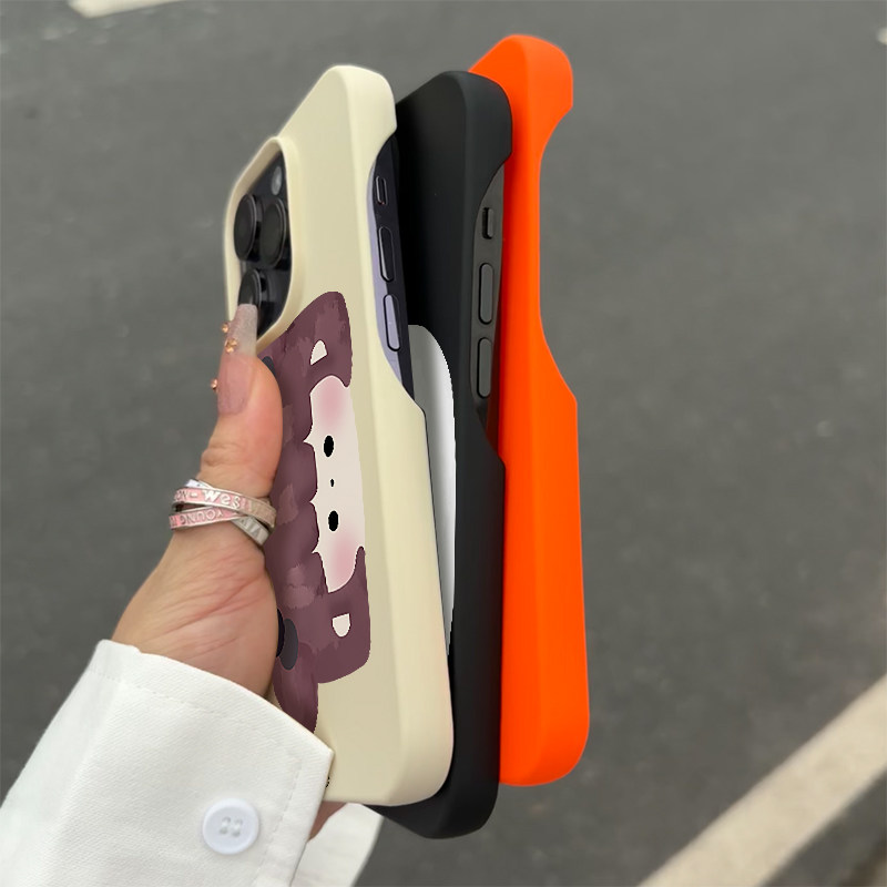 苹果硅胶软壳日韩卡通可爱头像