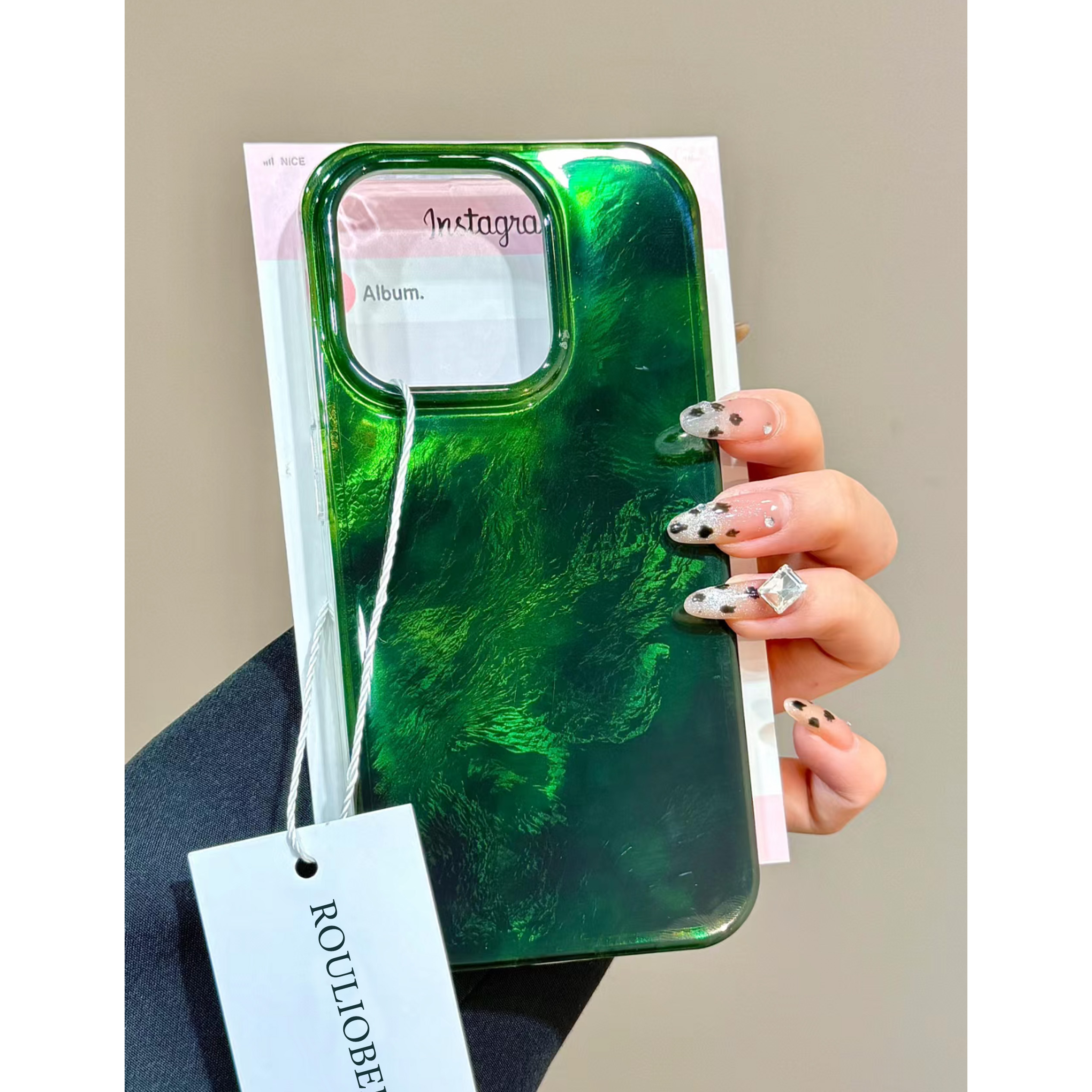 全机型硅胶软壳苍岭绿渐变晕染