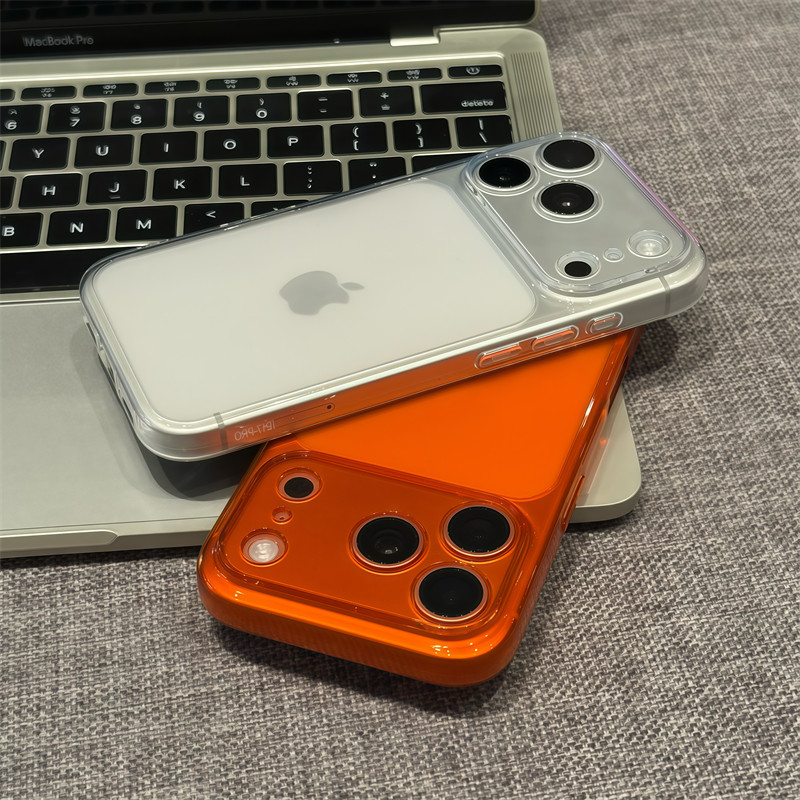 超薄透明磨砂16秒变17大视窗适用苹果17promax手机壳16/15/14/12手机套透明软高级感17pro2025新款巨好看外壳