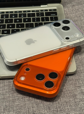 超薄透明磨砂16秒变17大视窗适用苹果17promax手机壳16/15/14/12手机套透明软高级感17pro2025新款巨好看外壳