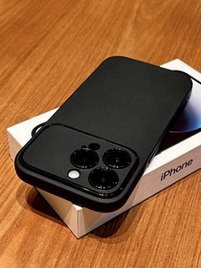 磨砂大视窗新款适用苹果14pro手机壳全包镜头15promax情侣iphone13简约11直边12软胶14promax纯色xs男13pro女