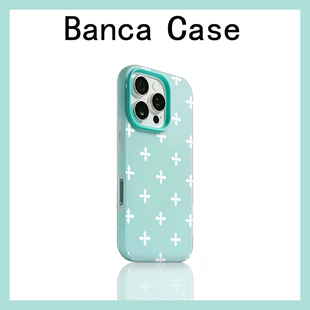 keke十字花适用苹果17promax手机壳iPhone16果冻二合一15简约14个性保护套13/12/11肤感磨砂防摔air男女款max