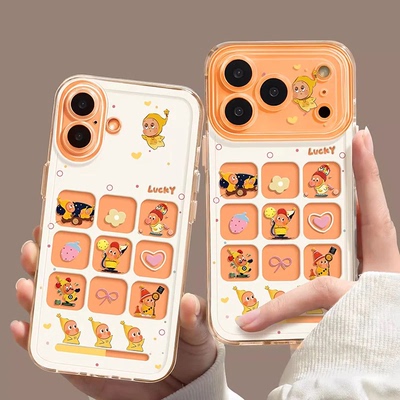 星人可爱公仔适用iphone17promax手机壳苹果16/15/14新款13华为mate70创意vivos30小米17oppo红米K80荣耀400