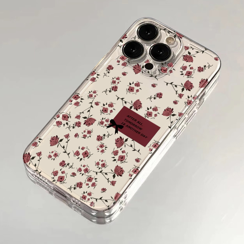 ins春天满屏碎花适用iphone16promax手机壳苹果15/13/14/12/11华为mate70新款vivos20小米oppo红米K80荣耀300
