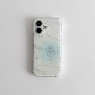 简约ins少女心流星卡通适用苹果17promax手机壳iPhone16新款15双层壳13华为P70荣耀400vivo小米14红米K80oppo