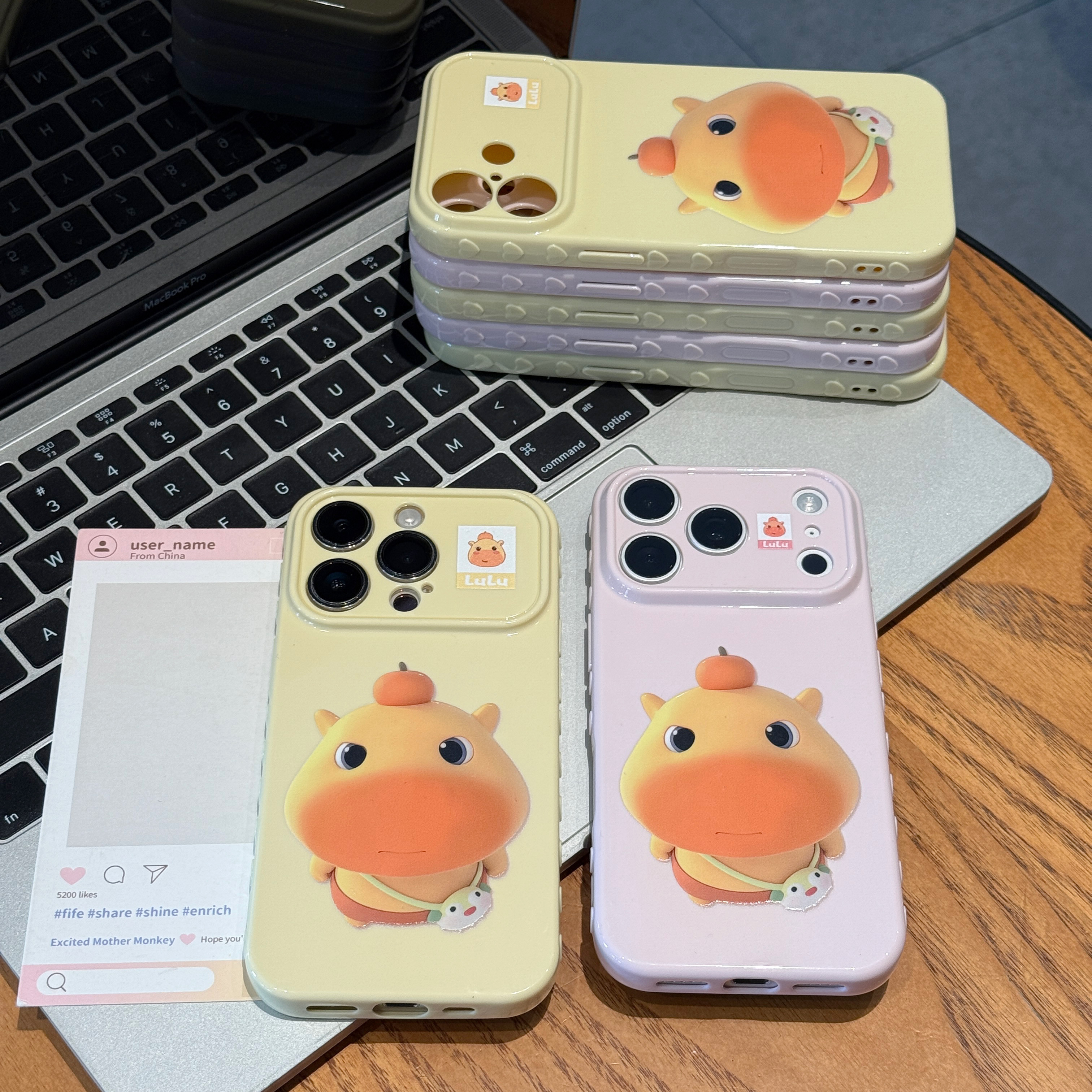 水豚噜噜手机壳苹果17promax卡皮巴拉lulu华为vivo周边iPhone16pro小米15豚鼠OPPO表情包14卡通p可爱联名适配
