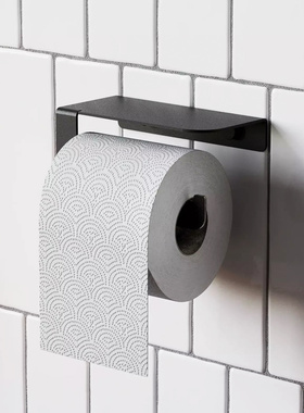IOA北欧金属 现代简约几何卫生间壁挂浴室置物纸巾架置物架卷纸架