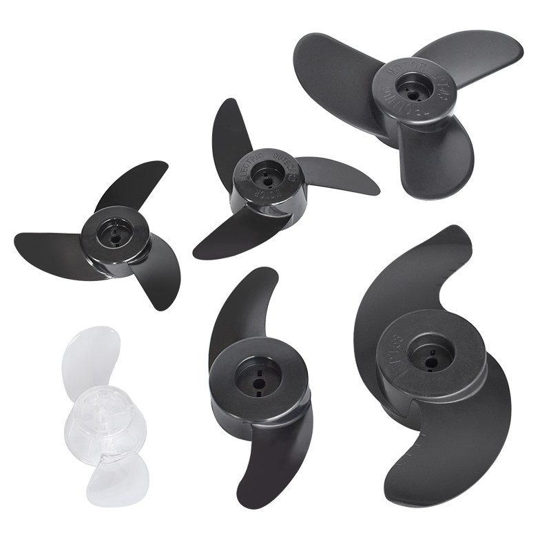 速弈珀尔快影航凯12v24v电动船用推进器配件 加厚塑料螺旋桨
