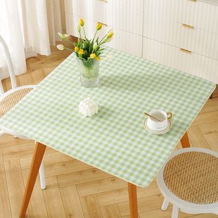 PVC方桌桌布防水防油防烫免洗方形餐桌垫麻将桌桌布茶几垫小清新