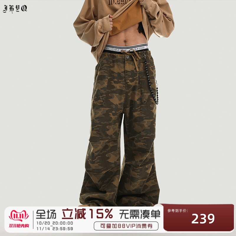 春秋长裤工装JHYQ宽松休闲