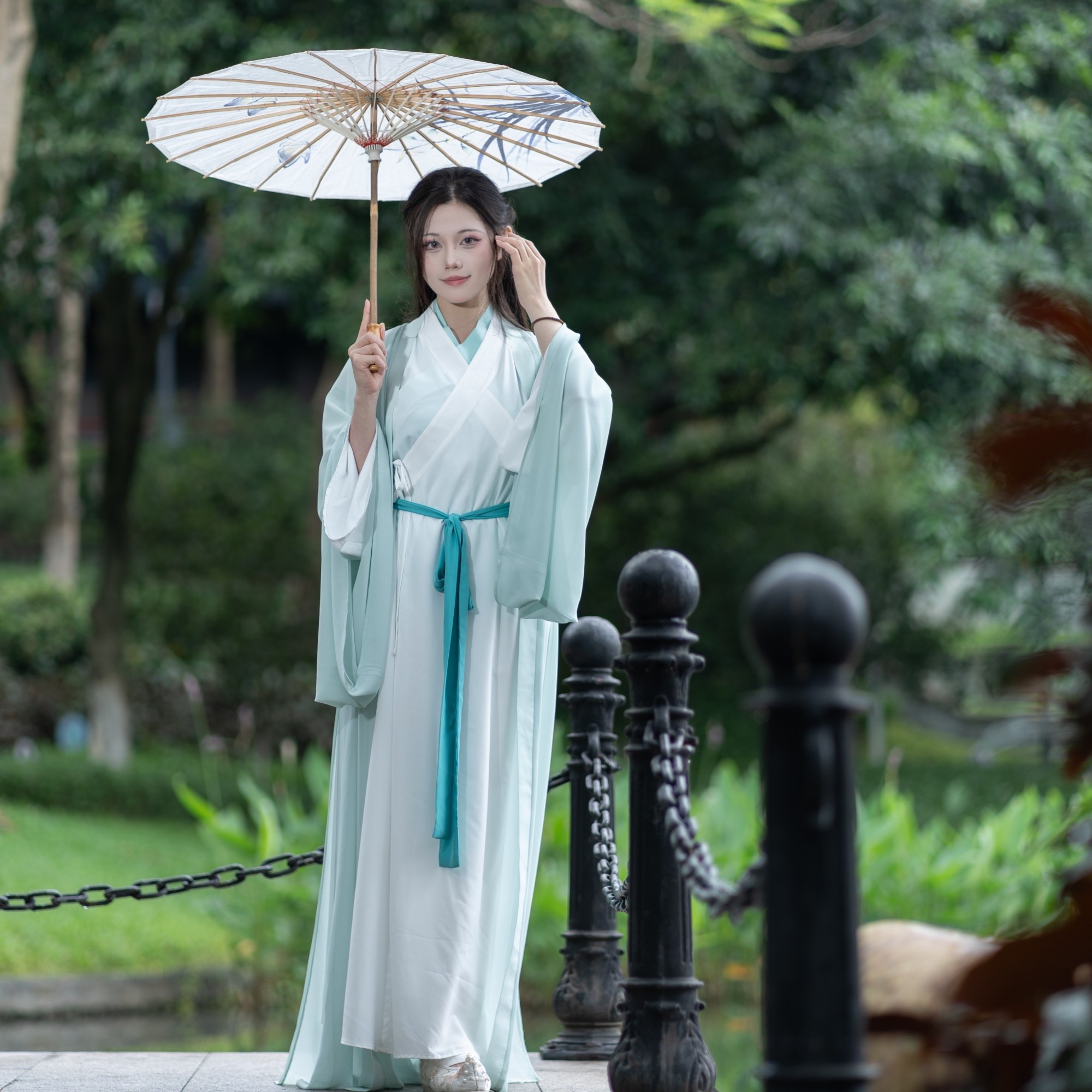 2024新款魏晋风汉服女全套古装魏晋制交领广袖流仙裙超仙飘逸夏秋