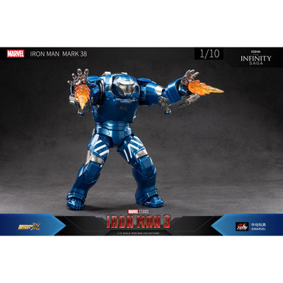 中动钢铁侠MK37手办可动