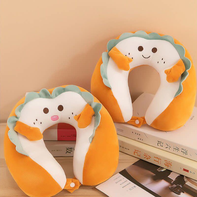 办公室午睡神器飞机旅行枕u型枕护颈脖子可爱U形靠垫抱枕