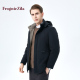 佛朗尼齐拉连帽羽绒服男装 鹅绒保暖御寒羽绒服男日常百搭外套