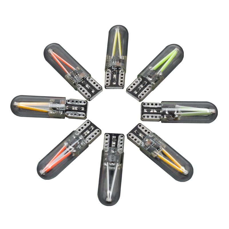 超亮汽车大货车T10示宽灯灯泡led插泡12V24V通用轿车白光冰蓝光