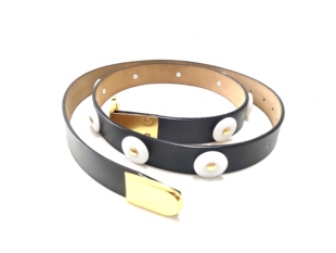 唐制玉制汉服革带蹀躞带（琉璃水晶玛瑙）（二层牛皮）