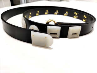 唐制仿玉汉服革带蹀躞带大明衣庄