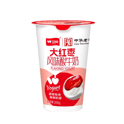 南京卫岗天天订200g大红枣酸牛奶