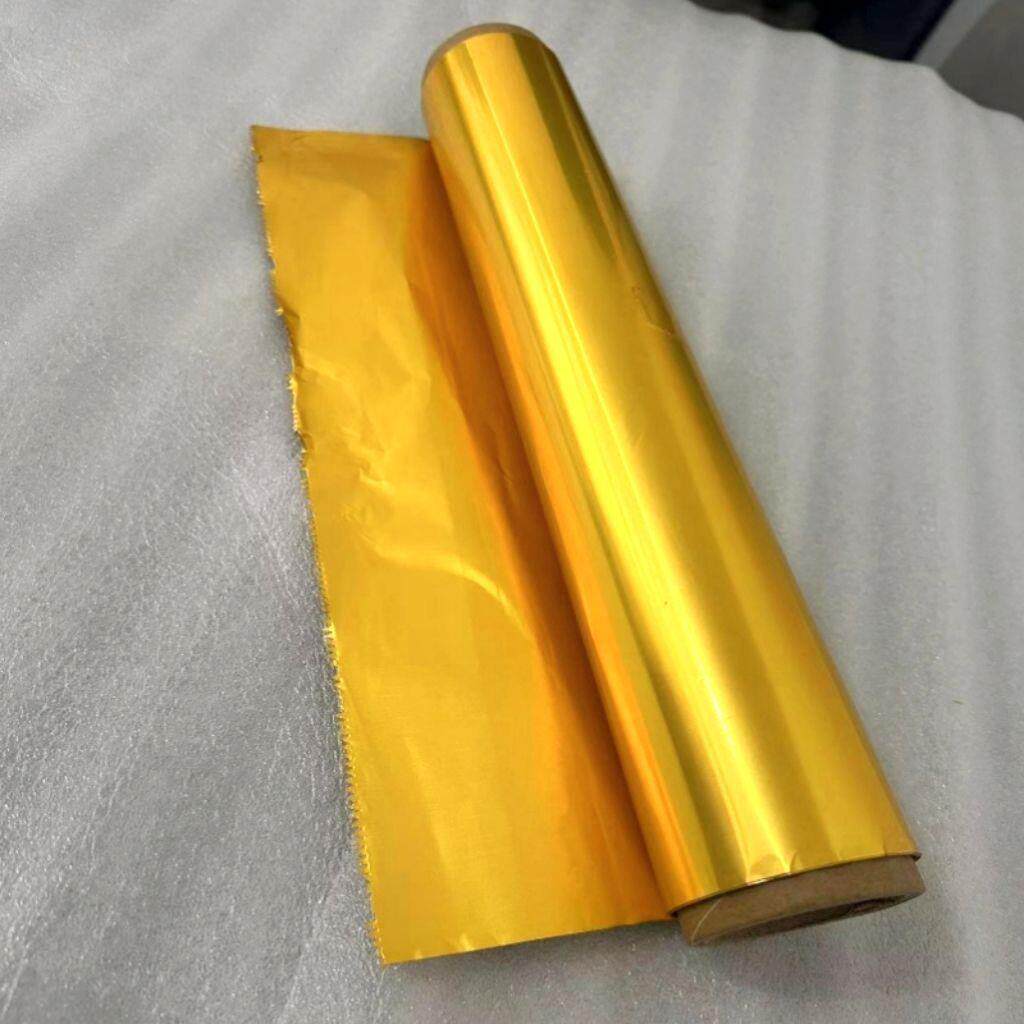 展霆庆金色锡纸色一彩米加宽婚礼典装饰糖果茶叶包铝装加厚箔纸复