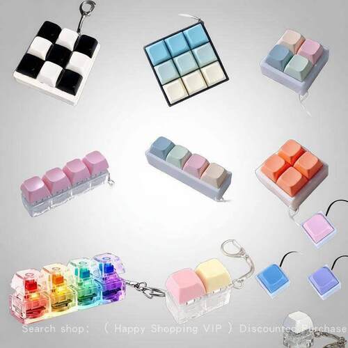 keyboard fidget toy clickers stress relief toys键盘玩具