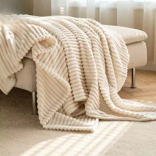 Bamboo fiber waffle washed summer cool blanket towel blank