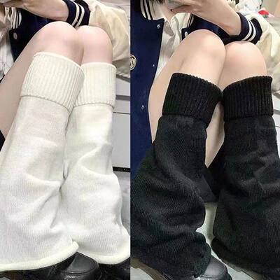 Y2k Winter Leg Warmers Fluffy/Knitted Arm Warmers Gothic Lol