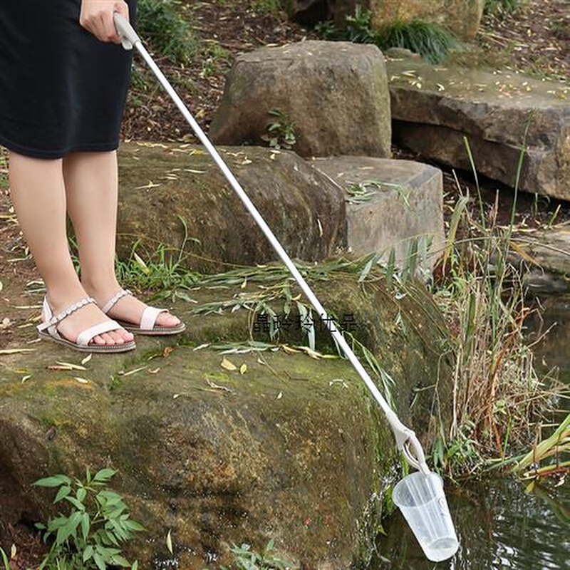 环卫专用夹子长柄捡取物卫生钳子垃圾夹拾物器加长家用火钳夹工具