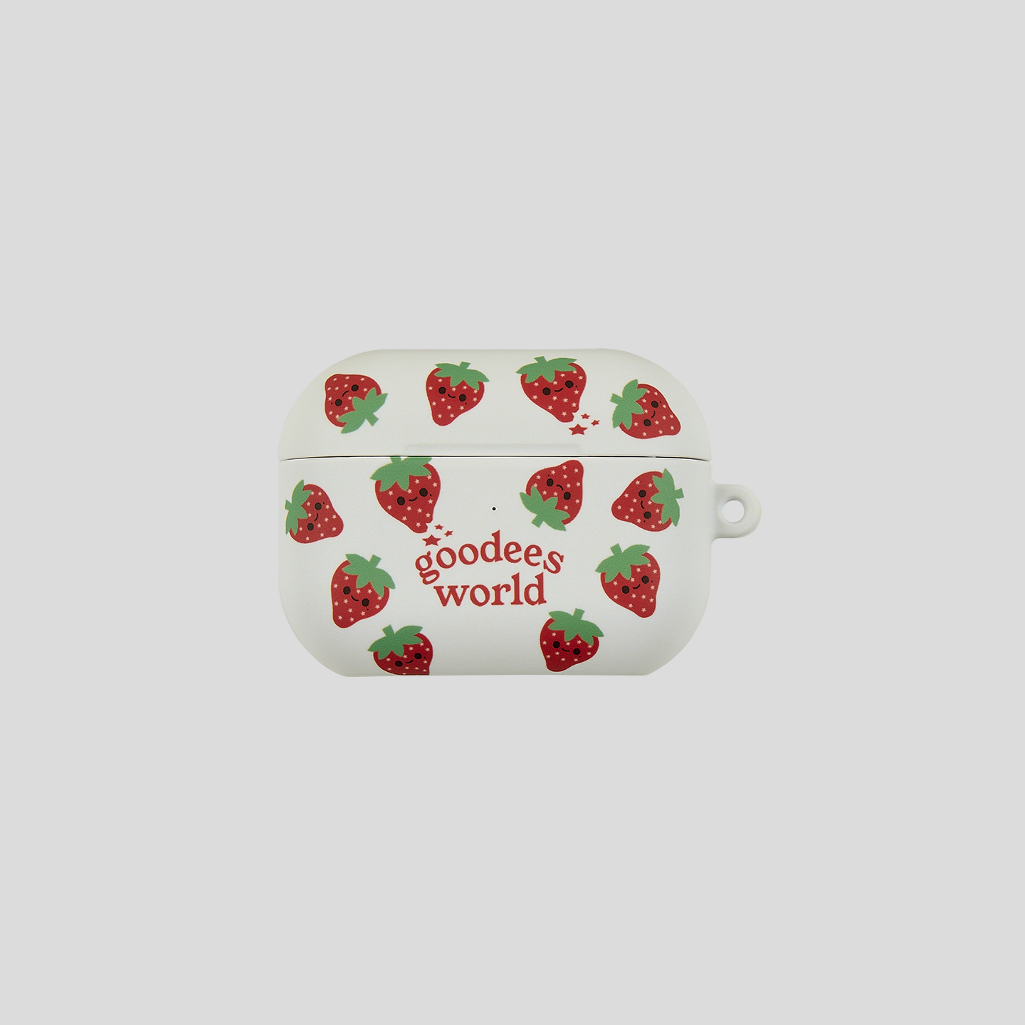 GOODBAI GOODEES 新款个性可爱草莓满印耳机保护壳