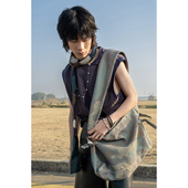 logo印花撞色圆领无袖 GOODBAI 916 背心