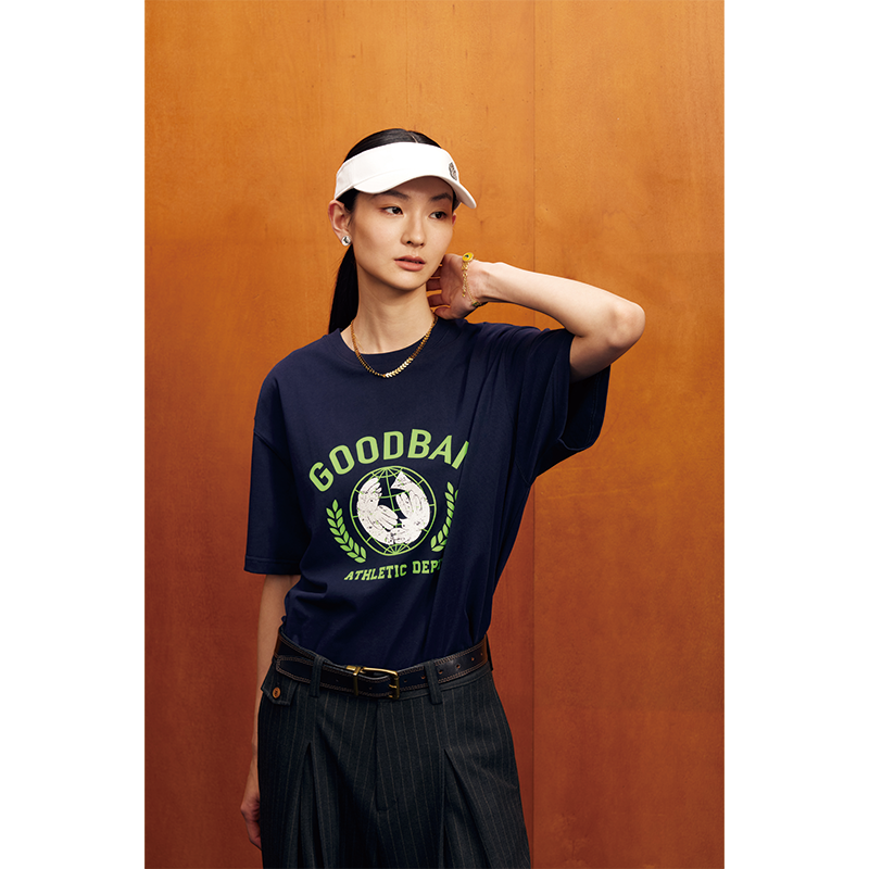 GOODBAI印花oversizeT恤