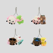 GOODBAI GOODEES×minini 好朋友毛绒钥匙扣挂件