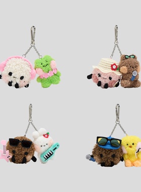 GOODBAI GOODEES×minini 好朋友毛绒钥匙扣挂件