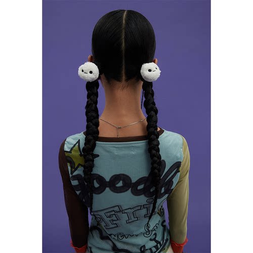 GOODBAIemoji毛球装饰发绳