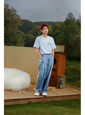 GOODBAI Goodees logo印花短袖T恤