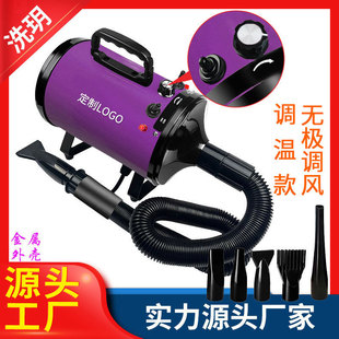 宠物吹风机跨境可调温无极调速宠物吹水机宠物烘干机洗车快速